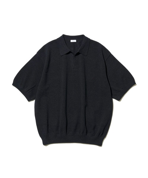 crepuscule ポロシャツ Moss Stitch Polo (2501-011) メンズ