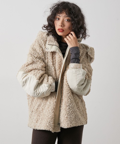 「NERGY」 ブルゾン FREE オフホワイト レディース_画像2