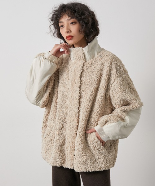 「NERGY」 ブルゾン FREE オフホワイト レディース_画像5