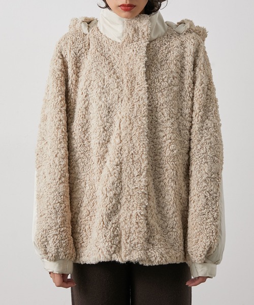 「NERGY」 ブルゾン FREE オフホワイト レディース_画像8