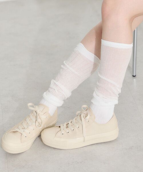 スニーカー CONVERSE×earth ALL STAR PLTS レディースの画像