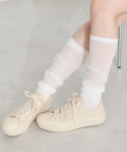 スニーカー CONVERSE×earth ALL STAR PLTS レディースの画像