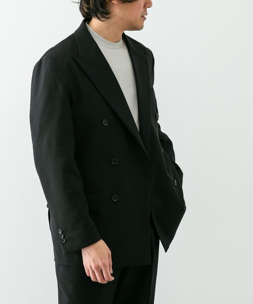 ジャケット・アウター SOFT WOOL TAILOR COAT POOLDE/プールデ】Limpet Tailor Coat/テーラーコート/ショート