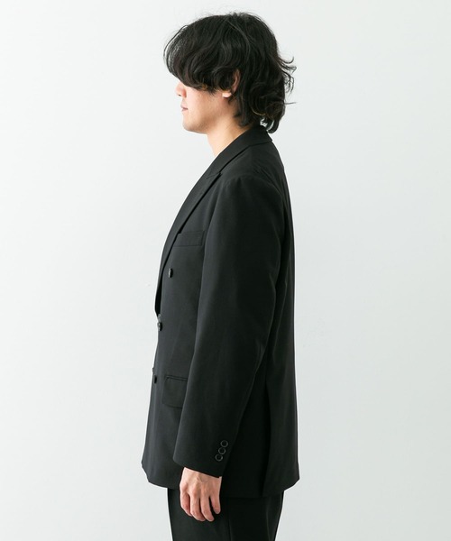 リネン 洗いざらし ジャケット L 黒 メンズ 紳士 リネン洗いざらしジャケット | 無印良品