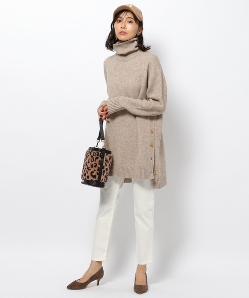 「BARNYARDSTORM」 タートルネックニット 0 グレー レディース_画像5