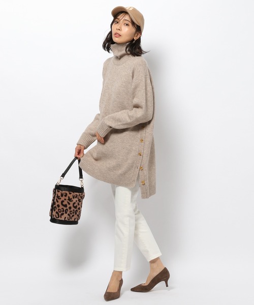 「BARNYARDSTORM」 タートルネックニット 0 グレー レディース_画像7