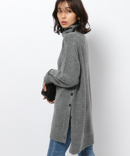「BARNYARDSTORM」 タートルネックニット 0 グレー レディース_画像9