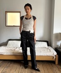 チノパン TCツイルストレートパンツ レディースの詳細画像4