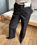 チノパン TCツイルストレートパンツ レディースの詳細画像3