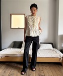 チノパン TCツイルストレートパンツ レディースの詳細画像5