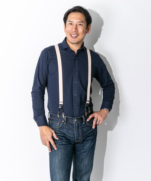 ポロラルフローレン ヴィンテージ Y型 ボタン式 サスペンダー ブラック STYLE＝（スタイルイコール） サスペンダー 「STYLE=」サスペンダー