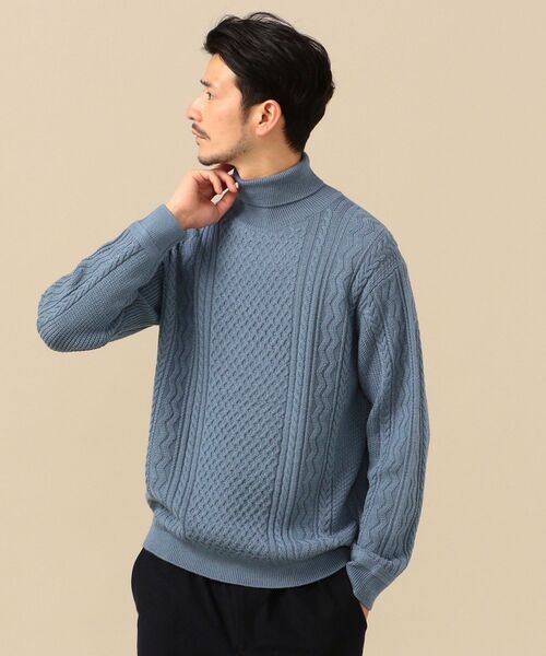 SHIPS（シップス） タートルネックニット SMALL ロイヤルブルー メンズ
