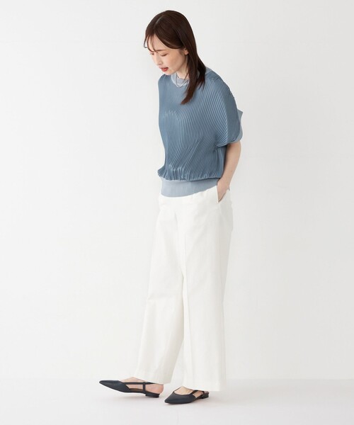 SHIPS Colors パンツ Colors:「洗濯機可能」コットン オックス