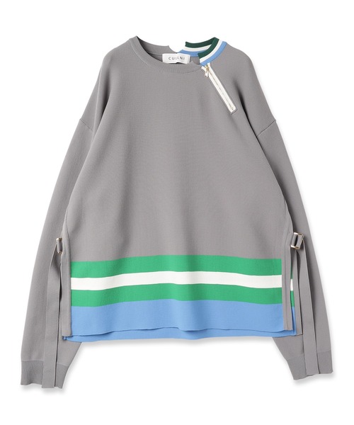 CULLNI 長袖　サイズ1 CULLNI 「CULLNI」 長袖ニット 1 グレー メンズ : ZOZOTOWN