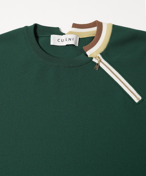 CULLNI 「CULLNI」 長袖ニット 1 グレー メンズ : ZOZOTOWN