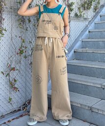 サロペット オーバーオール 「HELLO.SANFRANCISCO」マルチウェイ落書きサロペ レディース｜ZOZOTOWN Yahoo!店