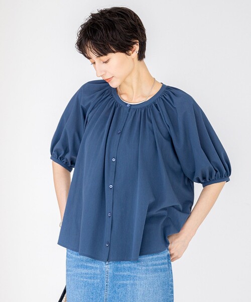 tシャツ 「洗える」クリアトリコットジャージー ティアードデザイン カットソー レディース 23区 tシャツ 「洗える」クリアトリコットジャージー ティアード