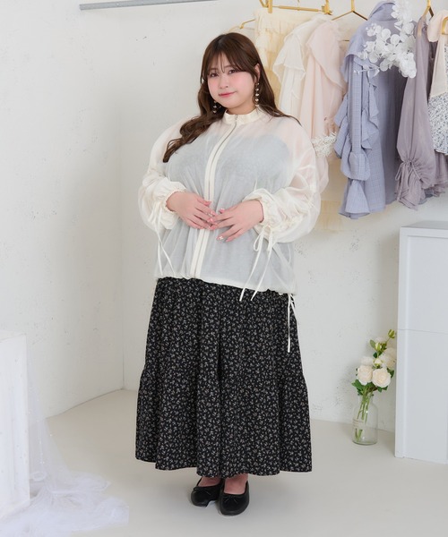 Louiosy ワンピース 「大きいサイズ」アソートシャーリング