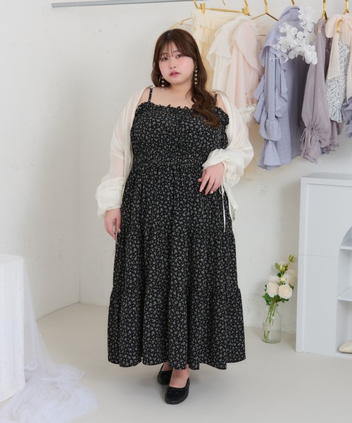 梅雨入りSALE☆アパルトモンlLISIERE シャーリングワンピース　新品 セール】クリアネスシャーリングワンピース（ワンピース