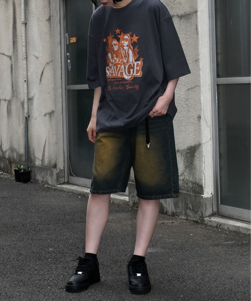 ジェニーちゃーん！ はーい！ なにが好き〜？ ランダムハンデスよりもあ・な・た❤ SIDE RIPPED スキニーデニムパンツ[品番：MKSW0034978]｜GYDA