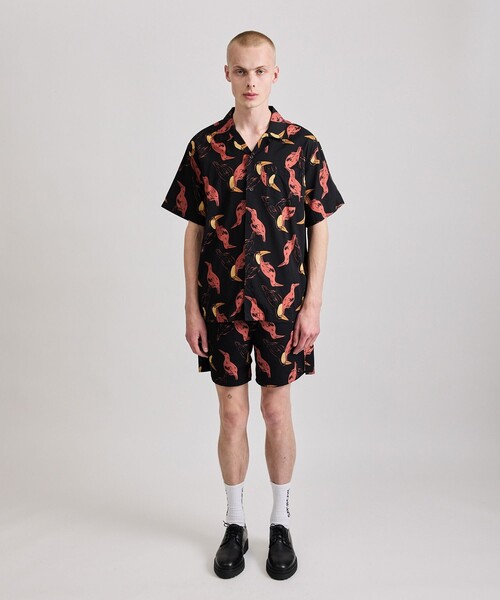 Untitled / C DE C 赤シャツとキュロットのセット Saturdays NYC（サタデーズ ニューヨークシティ） シャツ Canty Open