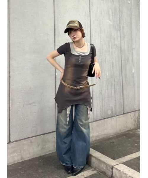 LAGUA GEM（ラグアジェム） ベルト STUDS THIN ベルト レディース