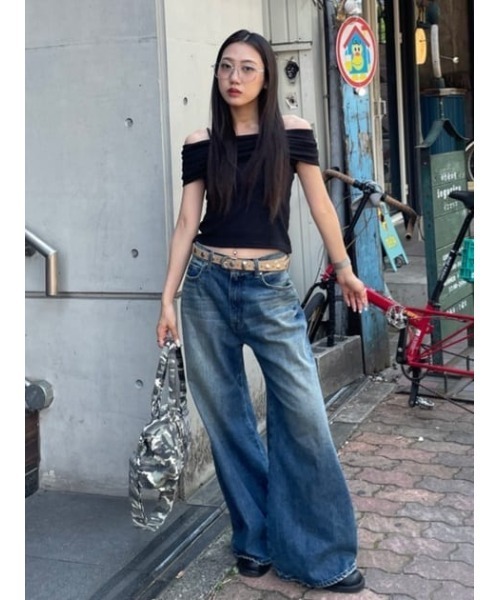 LAGUA GEM（ラグアジェム） ベルト STUDS THIN ベルト レディース