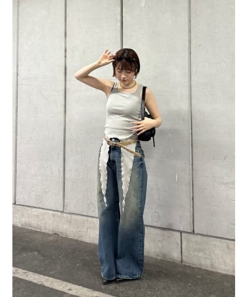 LAGUA GEM（ラグアジェム） ベルト STUDS THIN ベルト レディース