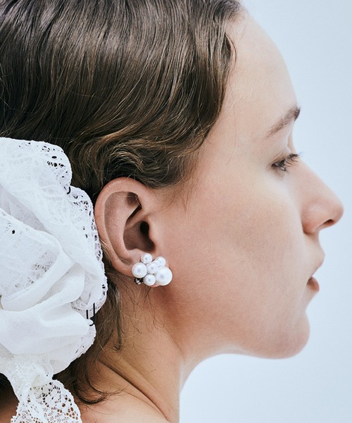 イヤリング 「IRIS 47」petit breath earring/プチ ブレス イヤリング BO175 レディース