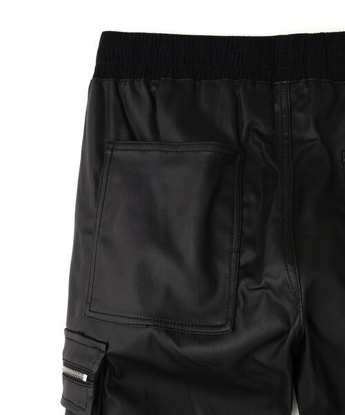 【美品】DANKE SCHON ジップ付きカーゴパンツ ブラック Sサイズ DANKE SCHON カーゴパンツ 「WEB＆DEPOT限定」DankeSchon/ダンケ