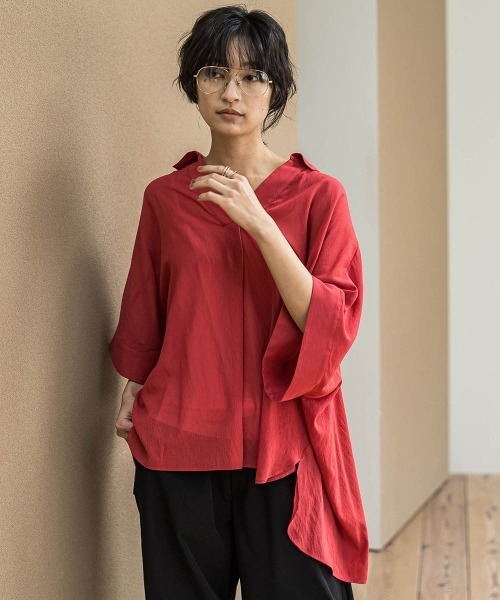 231浴衣墨染めブラウス セール】 アラベスク刺繍ブラウス （シャツ・ブラウス）｜TABASA