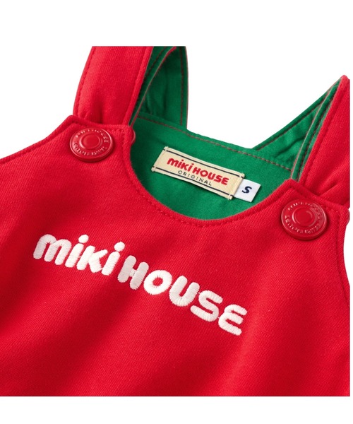MIKI HOUSE（ミキハウス） ベビー服 ロンパース ロゴロンパース