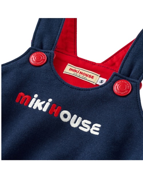 MIKI HOUSE（ミキハウス） ベビー服 ロンパース ロゴロンパース