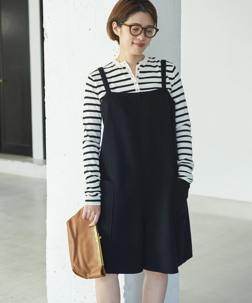 plage（プラージュ） サロペットショートパンツ 36 ベージュ