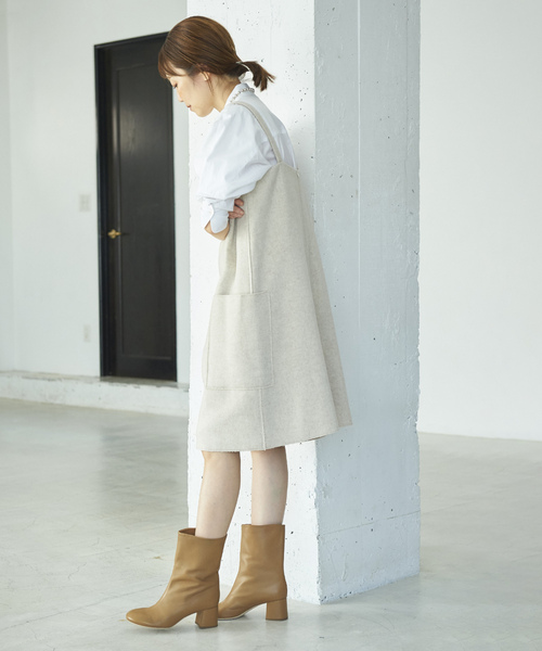 plage（プラージュ） サロペットショートパンツ 36 ベージュ