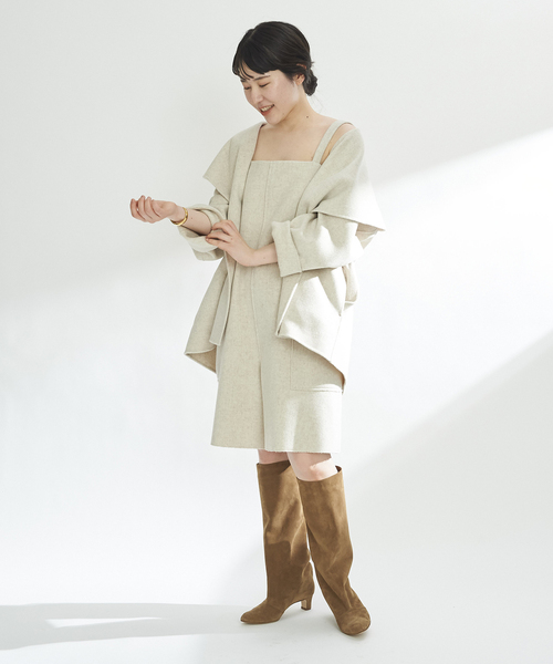 plage（プラージュ） サロペットショートパンツ 36 ベージュ