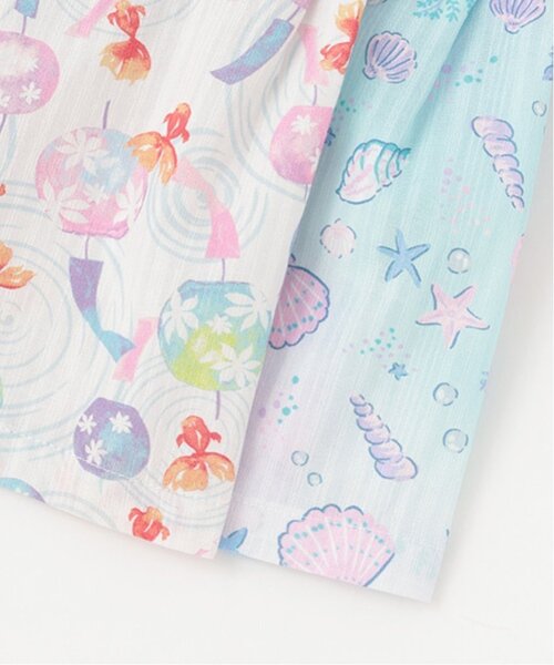 petit main 浴衣 「WEB限定/リンク」girlsアソート甚平 キッズ