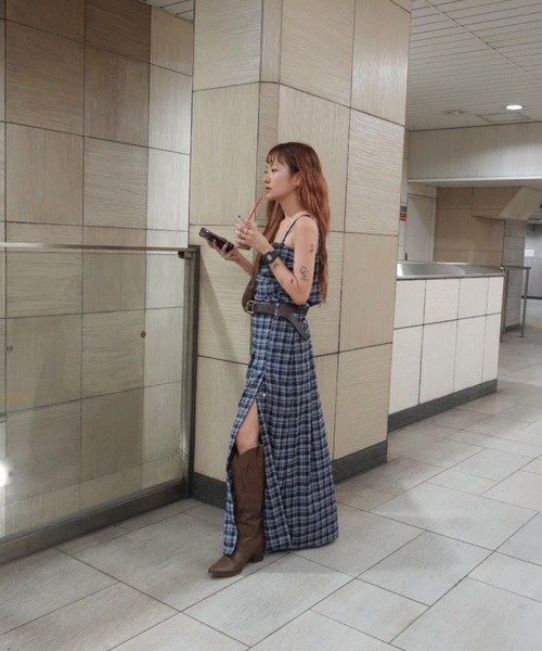 TEEN BOOP スカート チェックスリットボタンスカート : ZOZOTOWN Yahoo