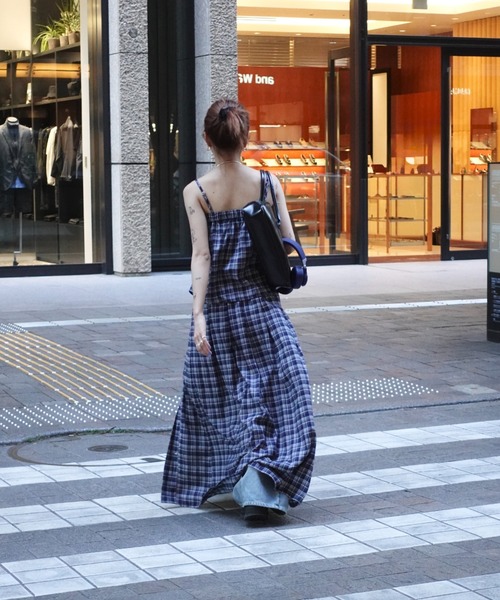 TEENBOOP 新品未使用品　チェックスリットボタンスカート　navy TEENBOOP 新品未使用品 チェックスリットボタンスカート navy