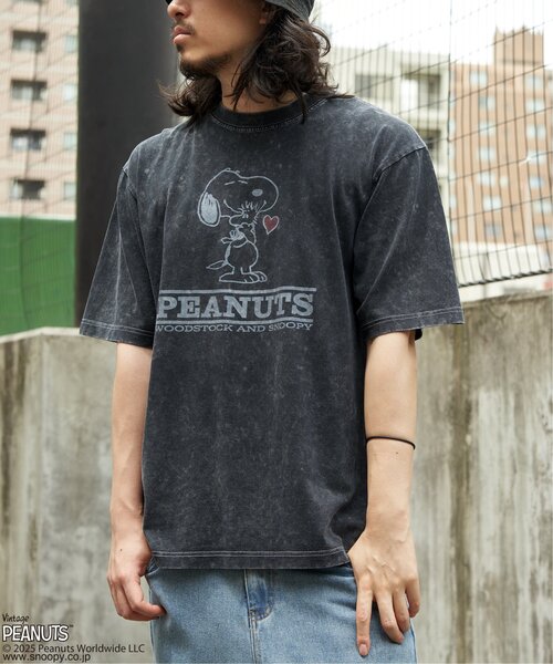 vintage Peanuts SNOOPY Tシャツ　スヌーピー　メンズL PEANUTS tシャツ ピーナッツ SNOOPY スヌーピー TP ヴィンテージハート
