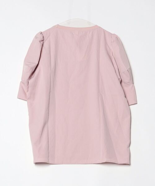 「JUNOAH」 半袖ブラウス X-LARGE ピンク レディース
