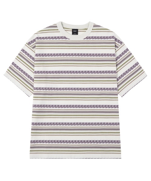 HUF ハフ　ボーダーTシャツ　Lサイズ　半袖Tシャツ HUF tシャツ TETHER STRIPE TEE / ストライプ ボーダー Tシャツ
