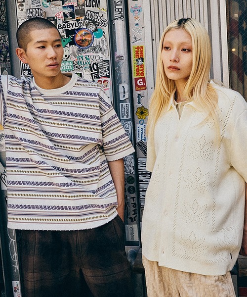 HUF tシャツ TETHER STRIPE TEE / ストライプ ボーダー Tシャツ