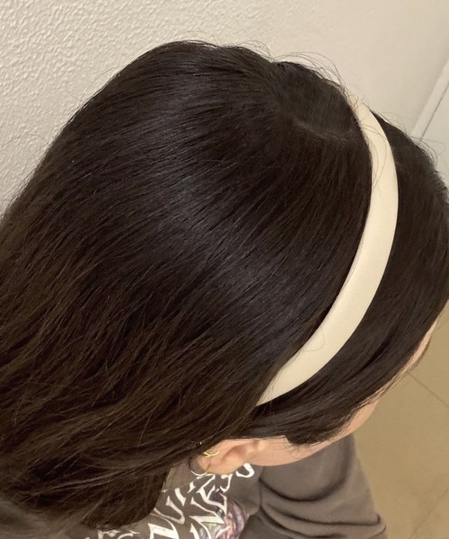 黒×ベージュ カチューシャ カチューシャ】 小物 ヘアアクセサリー アクセサリー 黒