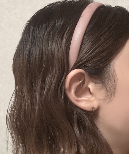 黒×ベージュ カチューシャ カチューシャ】 小物 ヘアアクセサリー アクセサリー 黒