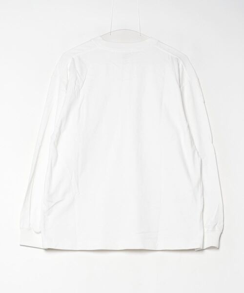 「GLOBAL WORK」 長(zhǎng)袖Tシャツ M ホワイト メンズ