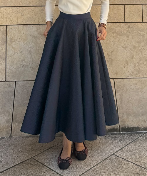 スカート ジャガード立体ドレープスカート : ZOZOTOWN Yahoo!店 - 通販