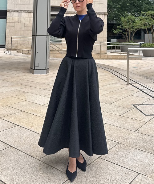 スカート ジャガード立体ドレープスカート : ZOZOTOWN Yahoo!店 - 通販