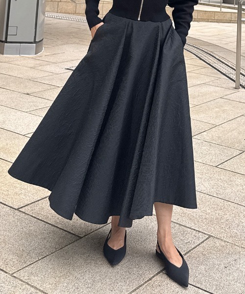 スカート ジャガード立体ドレープスカート : ZOZOTOWN Yahoo!店 - 通販