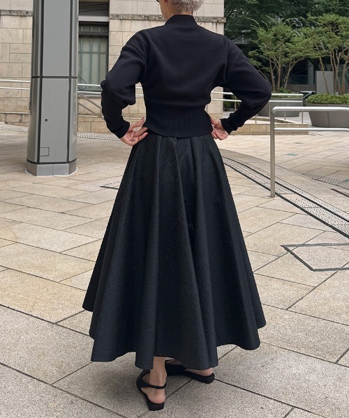 スカート ジャガード立体ドレープスカート : ZOZOTOWN Yahoo!店 - 通販